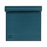 YOGATERIA Bodhi Tapete Yoga Asana PVC ECO 4 5 Mm Espessura Treino Ginástica E Pilates Macio E Aderente Petróleo