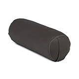 YOGATERIA Mini Bolster Eco Almofada Cilíndrica Rolinho Yoga Props Restaurativa 38cm X Ø 14cm 1 6kg Grafite 
