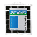 Yonex Super Grap Overgrip 12 Unidades Branco Preto
