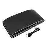YONGYAO Capas De Proteção Antiderrapante Para Volantes Automotivos Couro PU 45 Cm Para Caminhão Preto 50