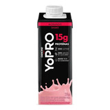 Yopro Shake Morango 15g Proteína Danone 250ml