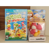 Yoshis Wooly World Amiibo Lacrados Nintendo Wii U Original