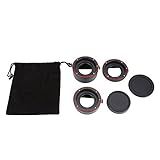 Yosoo Health Gear Conjunto De Tubo De Extensão De Lente Macro De Foco Automático AF Anel De Tubo De Extensão Macro 13 Mm 21 Mm 31 Mm Para Lentes De Montagem EF EF S Series Câmera DSLR 5D 7D 500D 600D 700D