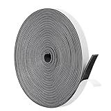 Yotache Fita De Espuma De Alta Densidade Para Desencapamento De Clima De Neoprene De 0,5 Cm De Espessura X 0,5 Cm De Largura Para Isolamento De Porta, à Prova De Som, Chocalho, Total De 90 Cm De Comprimento