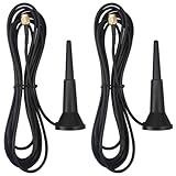 YOTENKO Antena WiFi De Banda Dupla 2 4 GHz 5 GHz 5 8 GHz Com Base Magnética Conector 3dBi RP SMA Para Câmera IP Roteador WiFi Dispositivos De Rede De Computador Extensor De Alcance Sem Fio Pacote