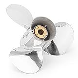 YOUNG PROPS Hélice Externa De Aço Inoxidável Atualizada Para Motores Mercury 40 60HP 13 Dentes RH 11 1 8 13Mercury 