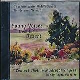 Young Voices From The Desert Thurman White Middle School Henderson Nevada 1999 Music CD 