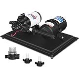 bomba diafragma volts 45psi tanque acumulador pressurizado 125psi bomba sistema tanque acumulador trailer barco cozinha