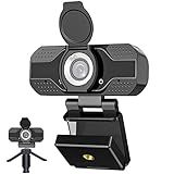 YOUPECK Webcam Full HD 1080p Com Microfone FOV Ajustável Zoom Controle De Software E Capa De Privacidade Câmera Web De Computador USB HD Plug And Play Para Zoom Skype Teams Conferências E