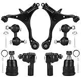Youxmoto Kit De Suspensão Do Braço De Controle Inferior Dianteiro Adequado Para Honda Civic 2001 2002 2003 2004 2005 Não Para Modelos Si Com Juntas Esféricas Barras Oscilantes Tirantes Externos 8