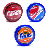 Yoyo ( Ioio, Yo-yo) Profissional Coca Cola, Fanta Kit Com 3