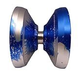 Yoyo -Yo-yo- Ioio- De Alumínio E Rolamento Profissional Magic -Azul-