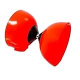 YoYoBrasil Diabolo Profissional Vermelho Com Baqueta De Plástico Para Todas As Idades