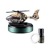 YOZUMD Mbientador De Ar Para Carro Aromaterapia Sólida Solar Rotativa Forma De Helicóptero Saída De Ar Automotivo Hélice Difusor De Fragrância Para Carro Ornamento Ventilador Decoração
