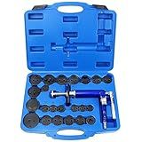 YSTOOL Pinça De Freio Pneumático Pistão De Compressão De Vento Para Espalhamento De Compressão Kit De 23 Peças Conjunto De Ferramentas De Ar Para Reparar Pastilha De Freio Troca De Bomba De Freio Para Carros Caminhões