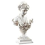 YUEOECOR Estátua Clássica De Busto De Vênus De Milo Grega De 22 6 Cm Estatueta De Escultura De Resina Da Deusa Romana Do Amor E Da Beleza Para Decoração De Casa Pequena Antiga