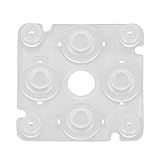 Yuly Conductive Button Rubber Pad Replacement Directional Press Key Button Pad For PSP2000 3000 Repair Accessory Clear Cross Key Rubber Pad For PSP2000 3000  Video Game   Video Game   Video Game 