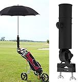 Yunnyp Suporte De Guarda Chuva Para Carrinho De Golfe Suporte Universal Para Guarda Chuvas Para Carrinhos De Golfe Alças Pretas