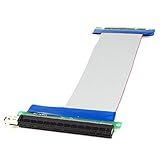 YXQ PCI E 8X A 16X Slot Riser Card Cabo De Extensão De Fita Flexível