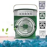 YYGJYGOO Polarlux Ice Fan Polarlux Air Cooler Ventilador De Nebulização Portátil Com 3 Velocidades De Vento Ventilador De Refrigeração Portátil Com Sistema De Resfriamento De Gelo Para Escritório