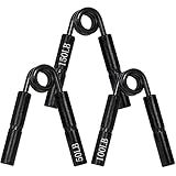YZLSPORTS Metal Black Heavy Hand Grip And Wrist Strengthener Gripper Resistência De 22 7 Kg 158 8 Kg Exercitador De Metal Para Mão Antebraço E Dedos Preto Cabo Velho Aço Inoxidável Preto 50 100 68 Kg