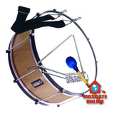 Zabumba 18 Pol 20cm Phx Baqueta Talabarte Triângulo 25