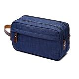 ZAFIN Necessaire Organizadora Masculina Viagem Estojo De Lona Grande Luxo Azul 