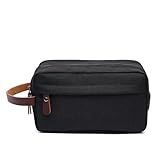 ZAFIN Necessaire Organizadora Masculina Viagem Estojo De Lona Grande Luxo PRETO 
