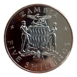 Zambia 5 Shillings 1965