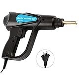 Zcargel Soldador De Plástico Máquina De Solda De Plástico Para Carro Kit De Solda De Plástico Grampeador Quente De 70W Kit De Reparo De Para Choques De Carro Com Alicate Grampos Plugue EUA