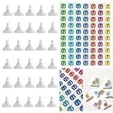 ZDDPDJ Ferramenta De Pintura De Diamante 30 Peças 7 Pontas De Colocação Para Caneta De Pintura De Diamante Cabeças De Caneta De Substituição Finas Pontas De Caneta De Pintura De Diamante Com