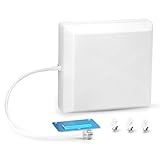 Zdtech Antena De Painel De Montagem Em Parede Interna, Impulsionadores De Sinal De Telefone Celular Com Conectores N-fêmeas Para Casa 2g, 3g, 4g, 5g (698-4000mhz)