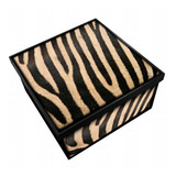 Zebra - Coleção Animais - Caixa Decorativa Em Madeira Mdf