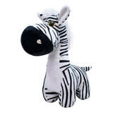 Zebra Focinho Comprido 34cm Pelúcia Cor