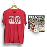 Zeca Pagodinho CD Mais Feliz Camiseta Soldado De Ogum Vermelha GG