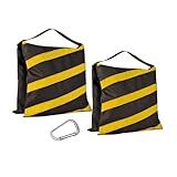 ZELARMAN Sacos De Areia Para Equipamento De Fotografia E Vídeo Pacote Com 2 Sacos De Areia Vazios Resistentes Para Suporte De Estúdio De Vídeo Fotográfico Tripé De Suporte Leve E Mini Guindaste De