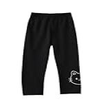 Zerfoogh Calça Legging Infantil Para Bebês Meninas Preta Cinza De Lã Quente Elástica Macia Calça De 9 Meses A 4 Anos Leggings Pretas Para Meninas 2 3 Anos