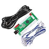 Zero Delay USB Encoder To PC Games Arcade Stick Controller For 2Pin Joystick Happ Push Buttons Wire