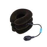 Zerodeko 1 Unidade Maca De Coluna Cervical Travesseiro De Viagem De Apoio Almofada Cervical Travesseiro De Espondilose Maca Cervical Colar Cervical Inflável Transmissor Pescoço