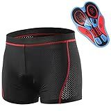 ZEYUAN Homens Ciclismo Roupa Interior Shorts Respirável Gel Acolchoado MTB Ciclismo Calções