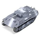 ZEZEFUFU WWII Tanque Tipo A Leopardo Alemão 4D Desmontado Modelo 1 72 Simulação Militar DIY Modelo Ornamentos