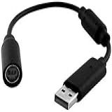 ZGLUZP 1 Cabo Adaptador Conversor De áudio Preto USB Breakaway PC Para Controle Xbox 360 Cabo De Tom Real