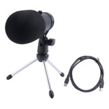 Zh Sroje Microfone Condensador Usb Microfone De