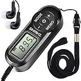 ZHIWHIS Rádio Portátil Sintonizador Digital FM Com Melhor Recepção Receptor De Transistor De Bolso Com Som Estéreo Walkmen Operado Por Bateria
