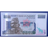 Zimbabwe Bela Cédula 1000 Dollars 2003 Fe Faixa Holográfica