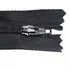 Zíper Nylon Fino Com Cordão 60cm Com 10 Unidades Cor 580- Preto