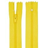 Zíper Para Costura De Nylon Fino Fixo 20Cm Bz Pacote C- 10 Unidades