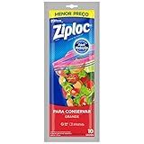 Ziploc Saco Hermético Para Conservar Alimentos- Organizador- Grande- 10 Unidades
