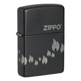 Zippo Flame Design Black