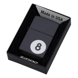 Zippo Original Bola 8 Freto Fosco